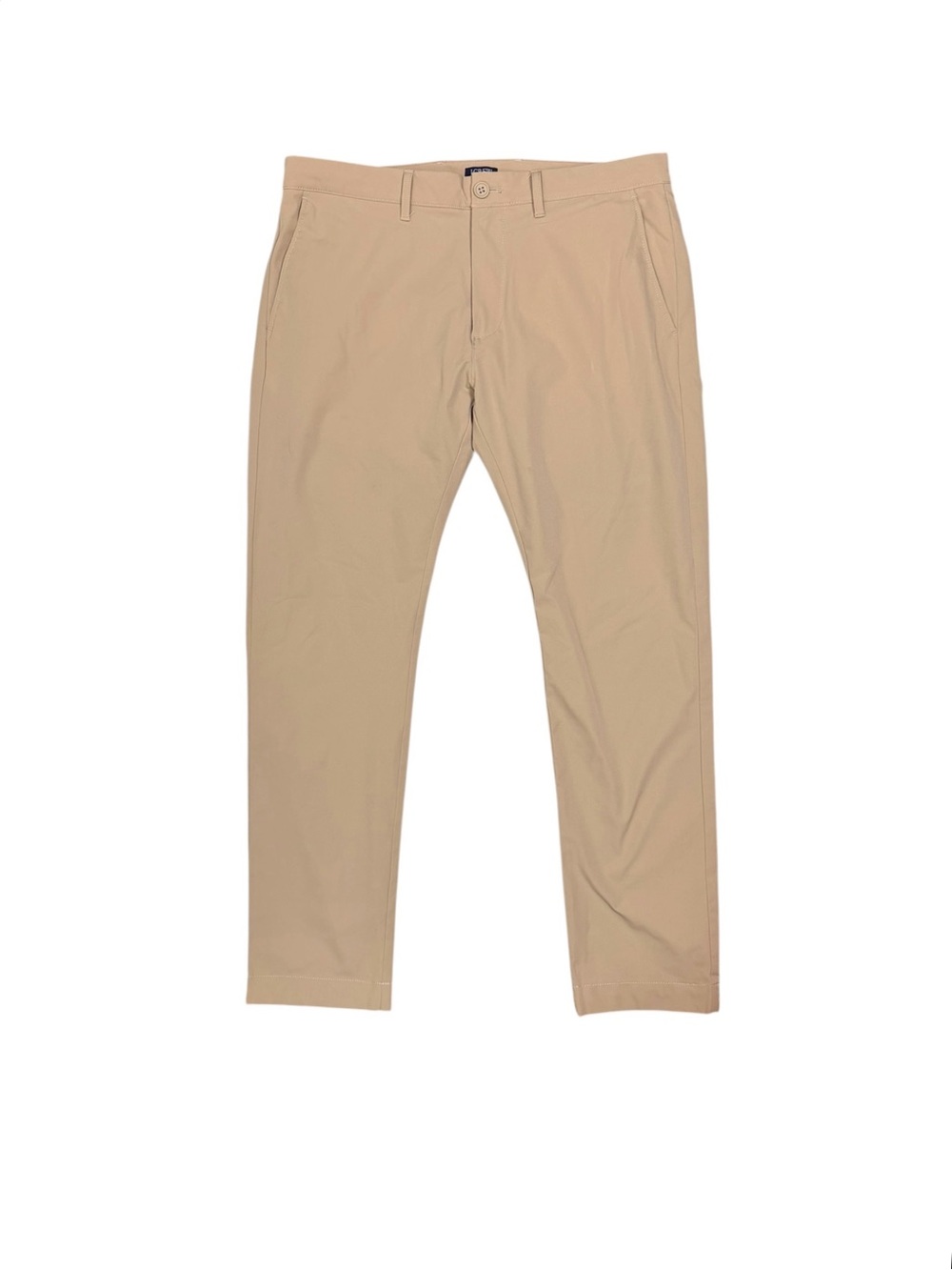 J Crew Men’s Size 32X30 Flat Front Slim Fit Straight Leg Solid Tan Chino Pants